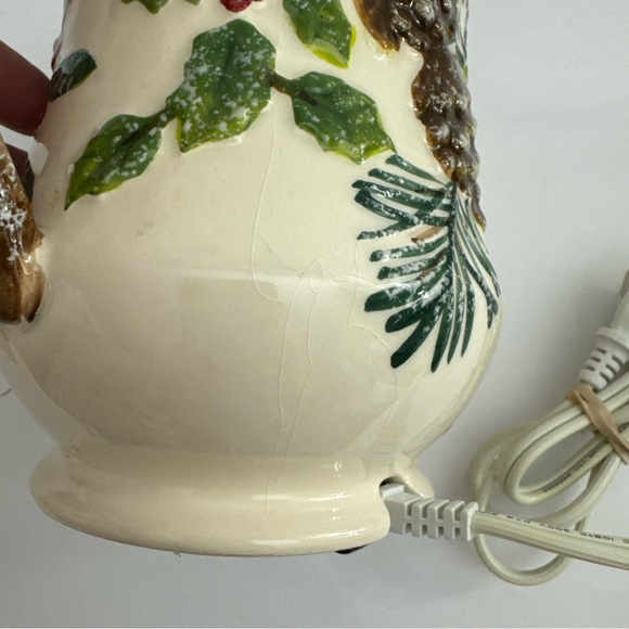 Yankee Candle electric wax warmer Teapot Tart Pinecone Greenery - Picture 8 of 8